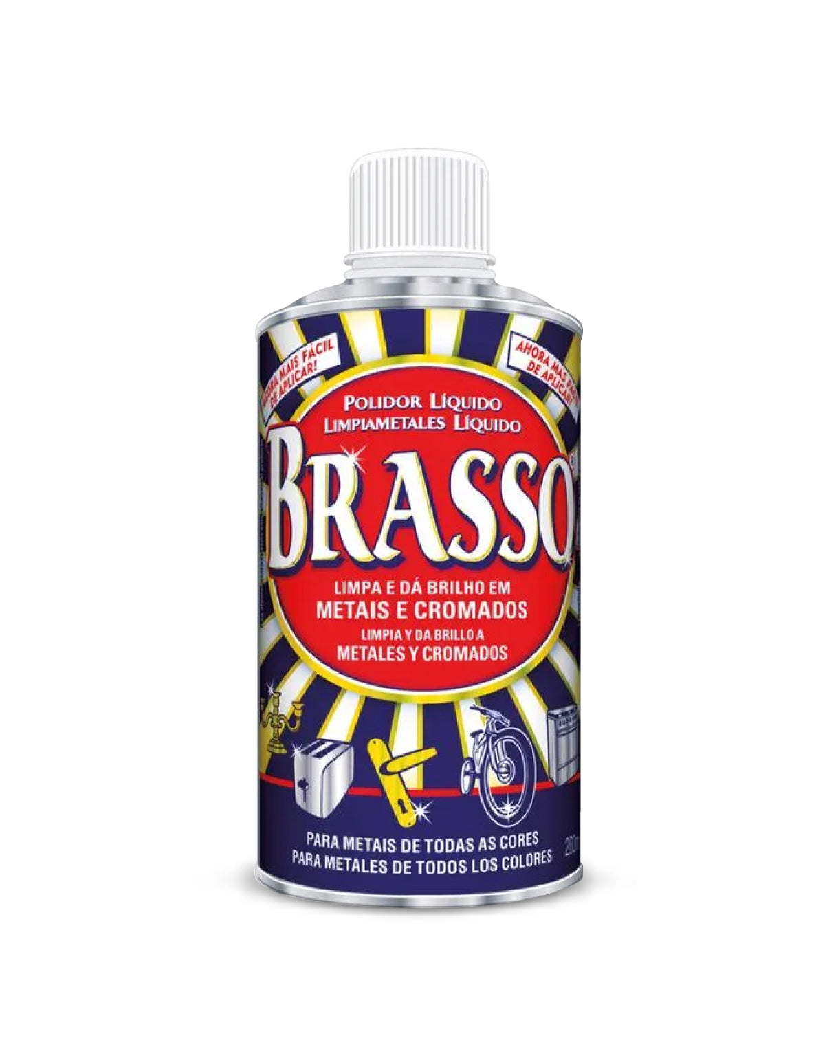 Brasso Limpiador de Metales 200 cc