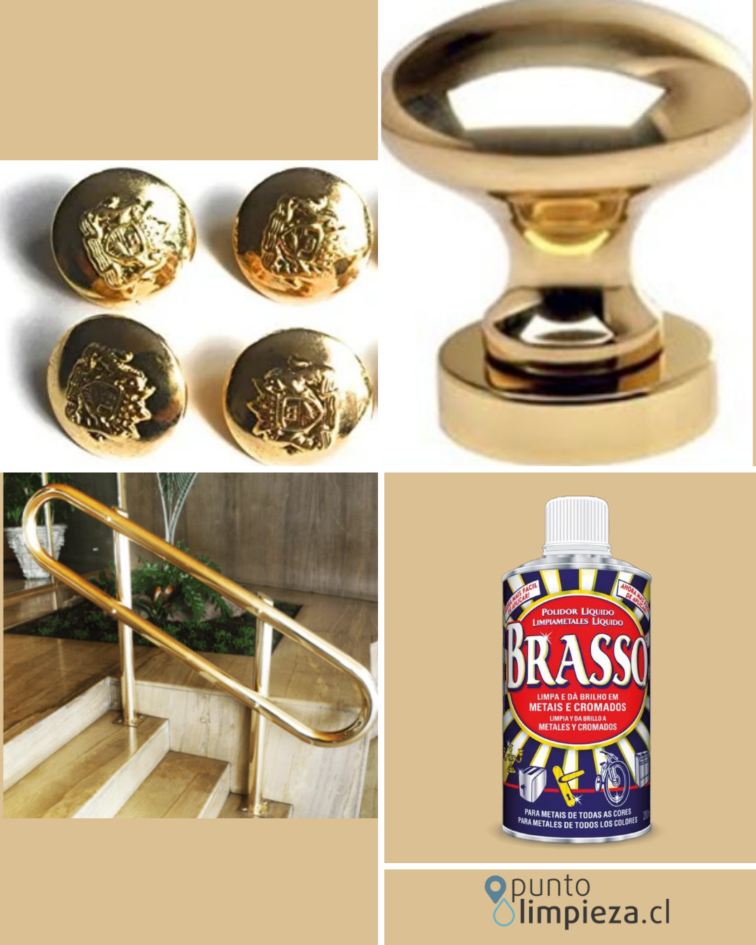 Brasso Limpiador de Metales 3 x 200 cc