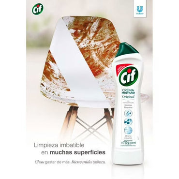 Cif Limpiador crema blanco 2 x 750 gr