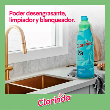 Clorinda Clorogel tradicional 3 x 900 cc