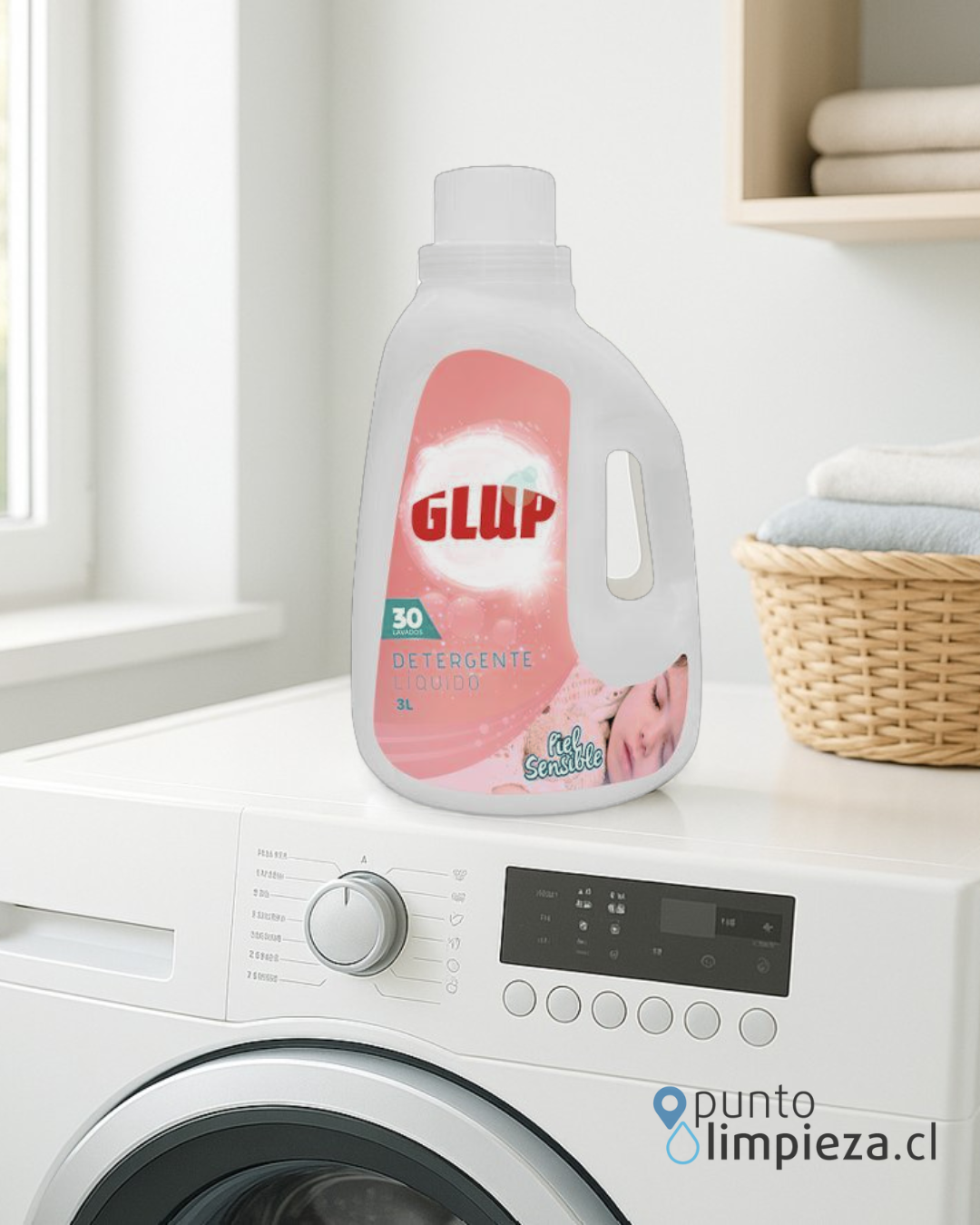 Glup Detergente liquido piel sensible 6 x 3 L