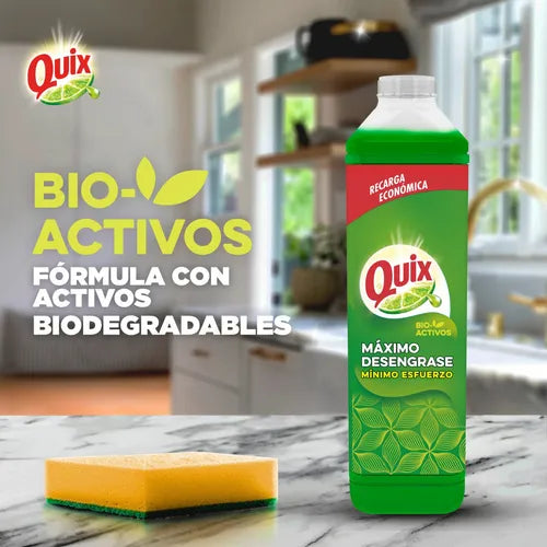 Quix Lavaloza concentrado limón recarga 3 x 1500 cc