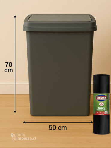 Virutex Bolsa de Basura Pequeña 50 x 70 cm 24 x 10 unid