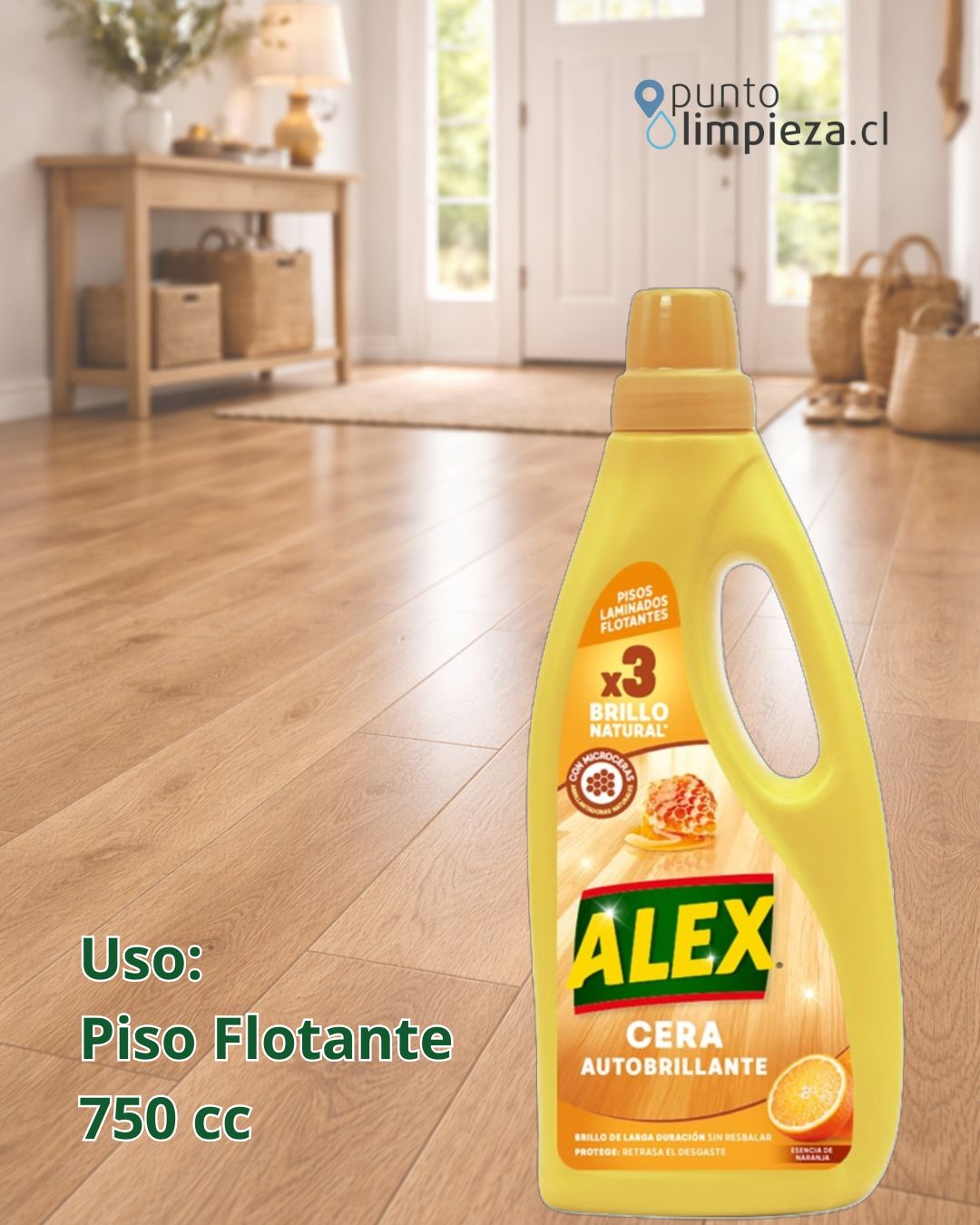 Alex Cera Autobrillante Pisos Laminados y Flotantes 750 cc