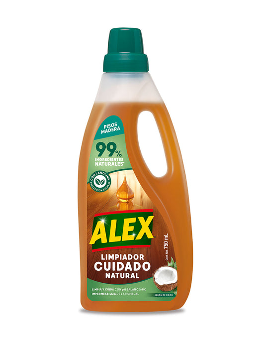 Alex Limpiador Cuidado Extra Madera - Coco con lanolina 750 cc