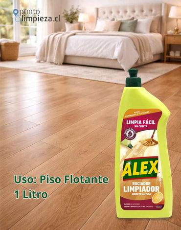 Alex Limpiador directo a piso naranja Flotante 1 L