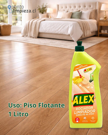 Alex Limpiador directo a piso naranja Flotante 1 L