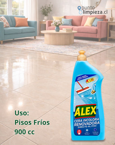 Alex Cera Incolora Renovadora Pisos Frios 900 cc