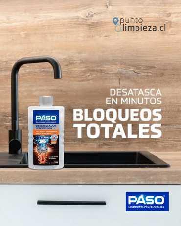 Paso Desatascador Emergencia para Cañerias 350 gr