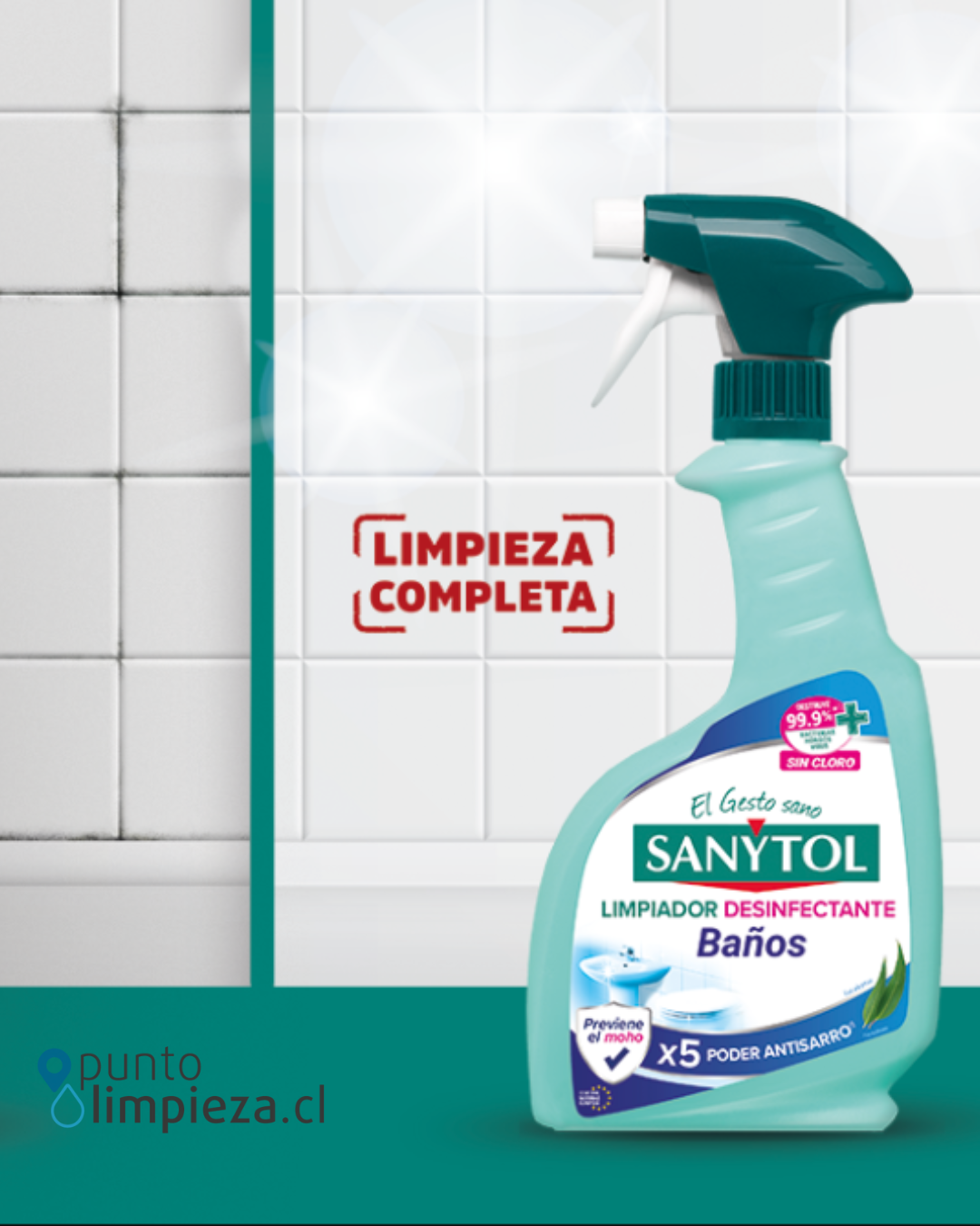 Sanytol Limpiador Baño Desinfectante 500 cc