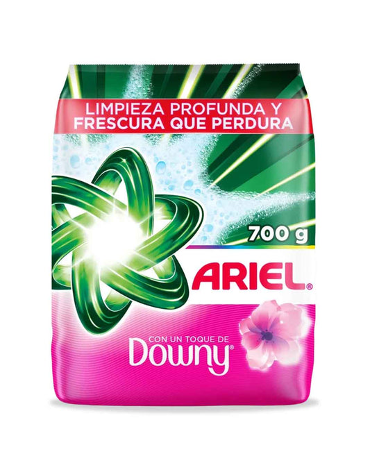 Ariel Detergente en polvo + Toque Downy 700 gr