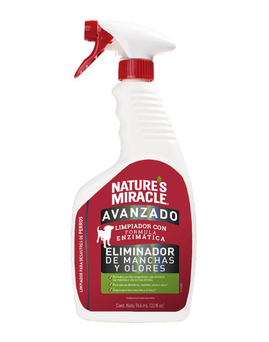 Natures Miracle Eliminador de Manchas y Olores para Perro 946 ml