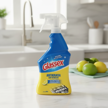 Glassex Antigrasa limón gatillo 650 cc