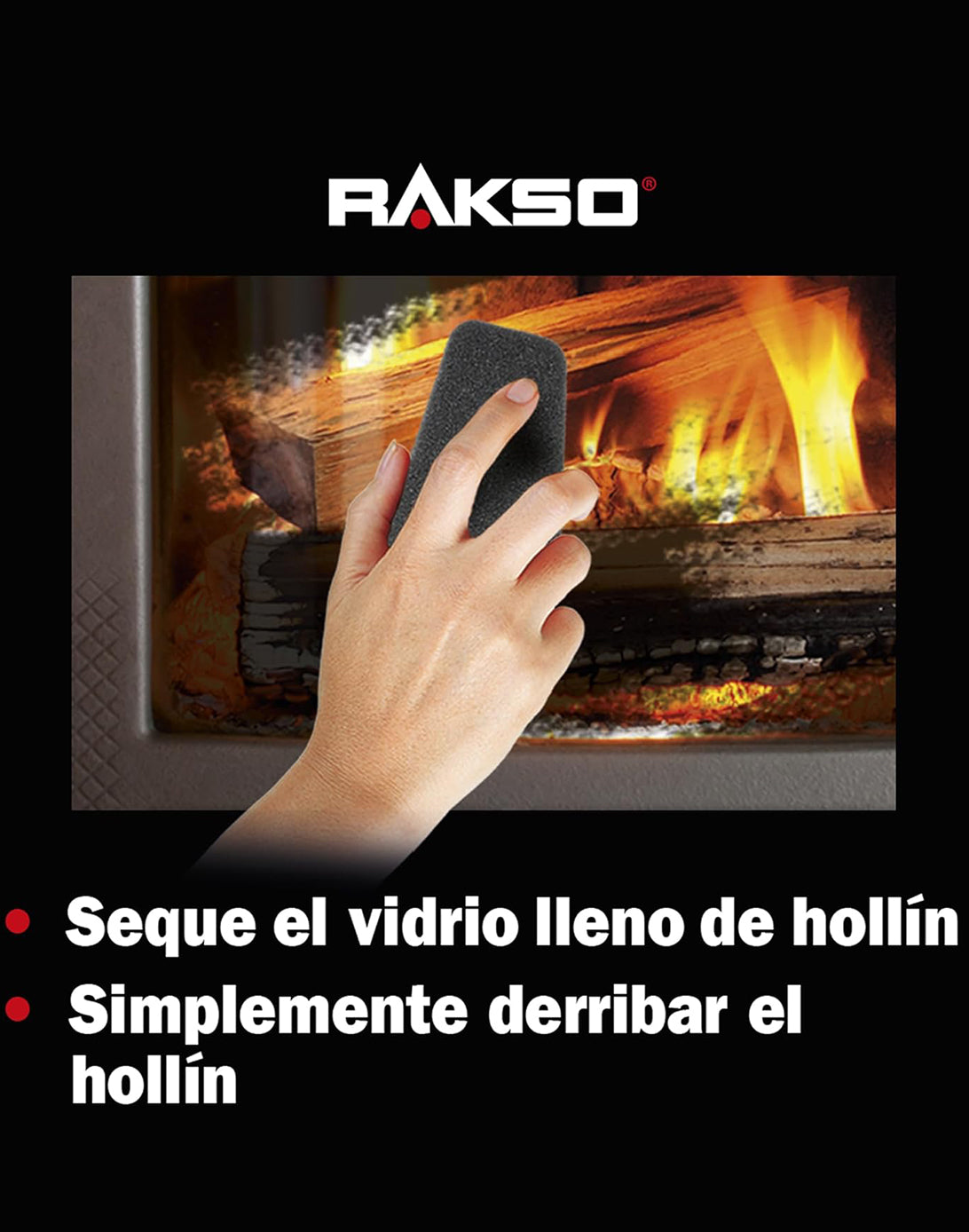 Rakso Esponja Acero Horno/Bosca/Estufa 2 unid