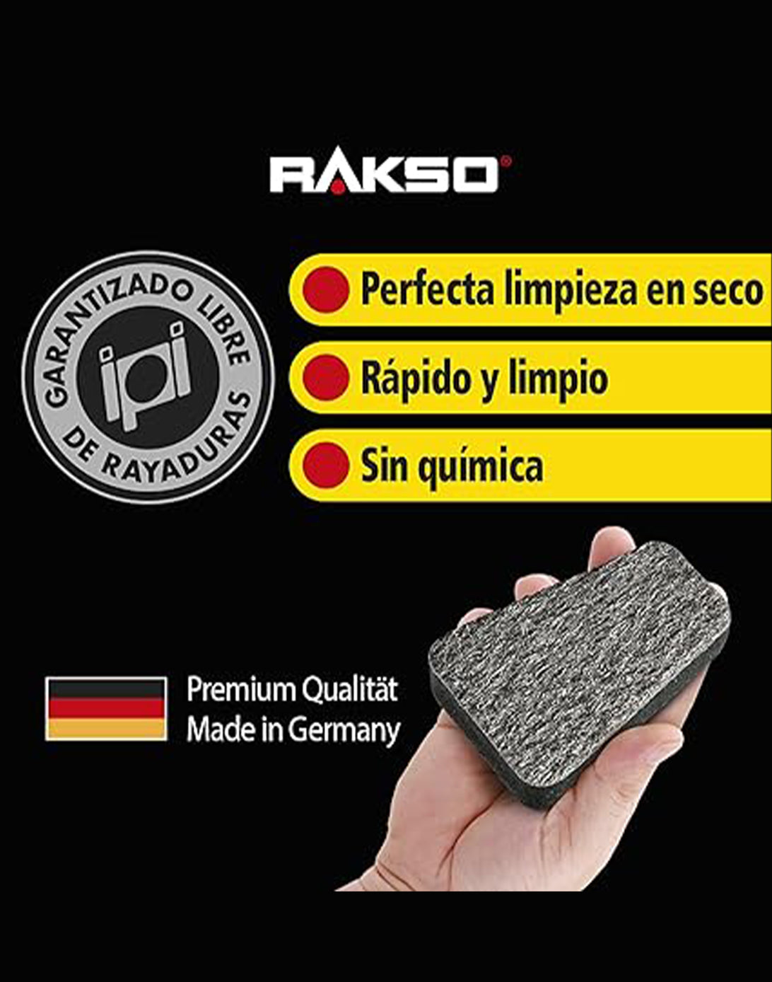 Rakso Esponja Acero Horno/Bosca/Estufa 2 unid
