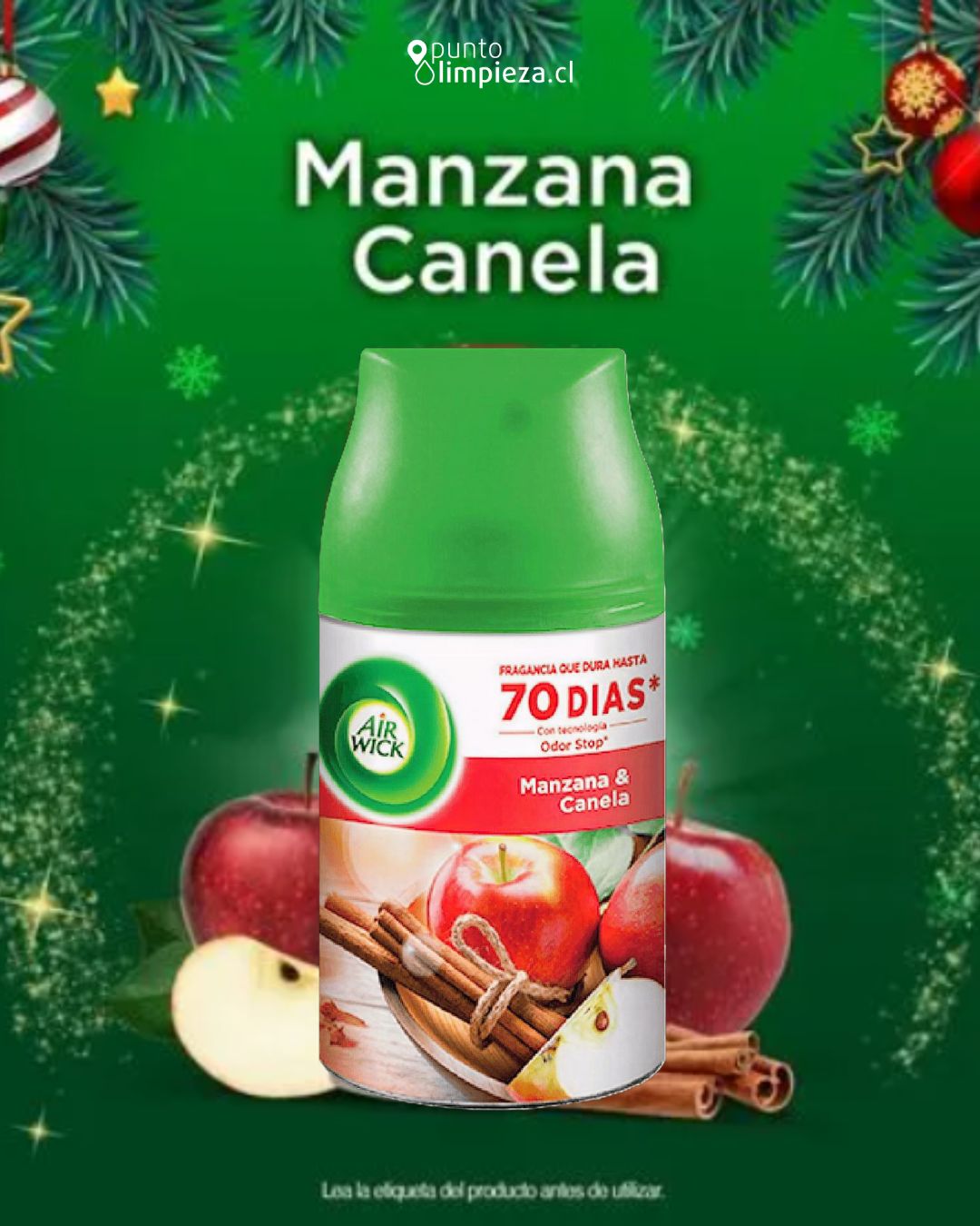 AirWick Freshmatic Recarga Automatico Manzana Canela 250 cc