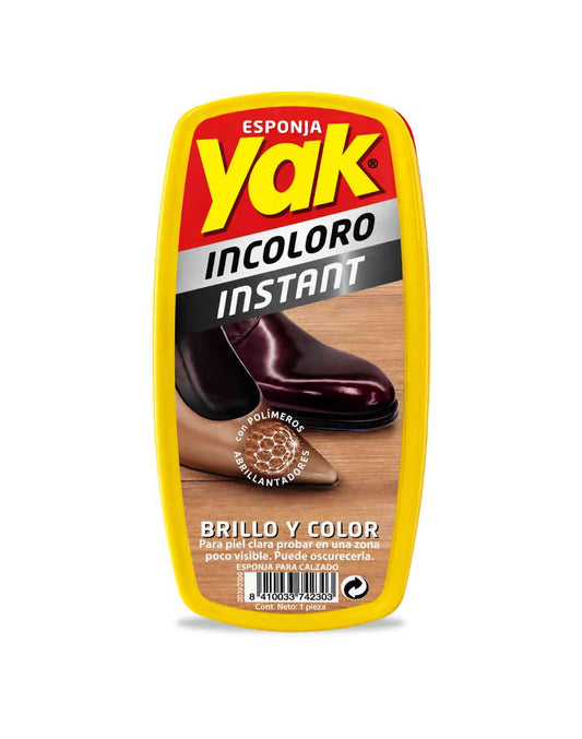 Yak Esponja Limpiacalzado Incolora 1 unid