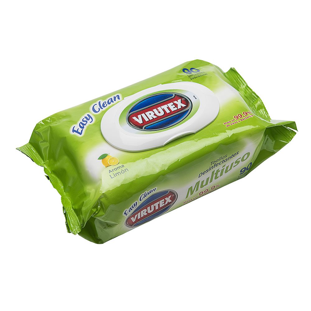 Virutex Toallas Desinfectante Multiuso 2 x 90 unid