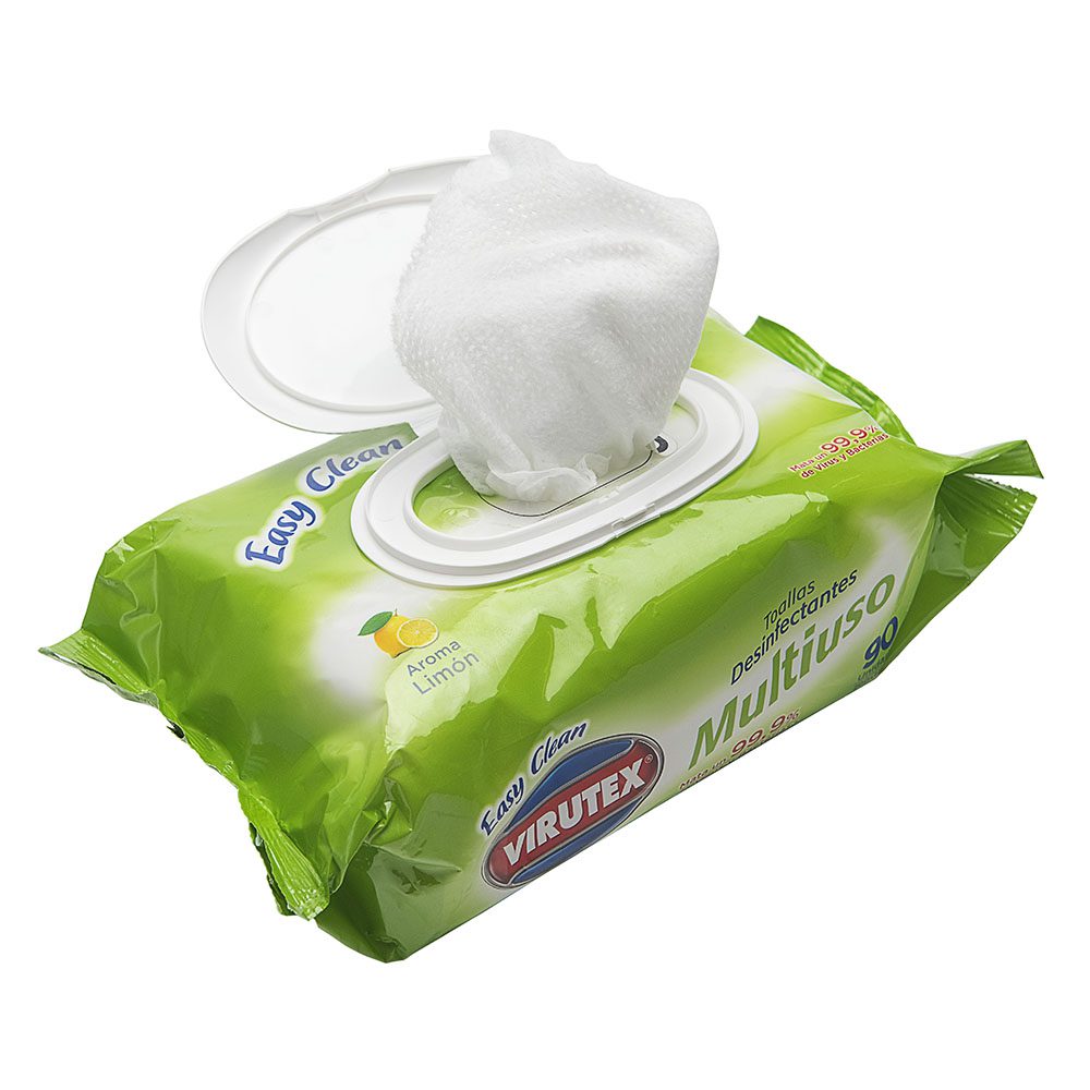 Virutex Toallas Desinfectante Multiuso 2 x 90 unid