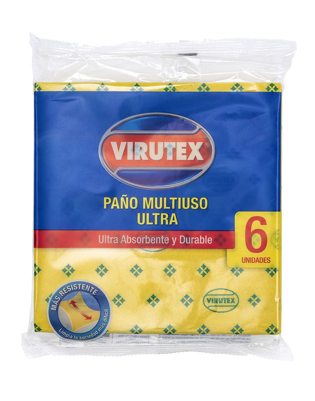 Virutex Paño multiuso 6 unid