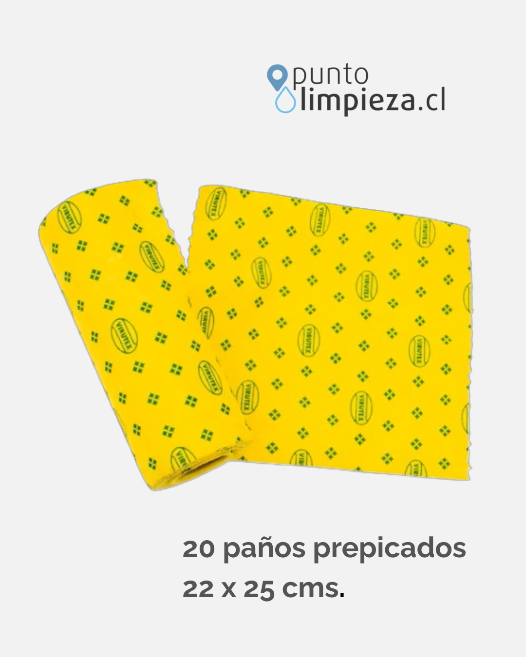 Virutex Paño multiuso Rollo Prepicado 20 unid