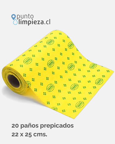 Virutex Paño multiuso Rollo Prepicado 20 unid
