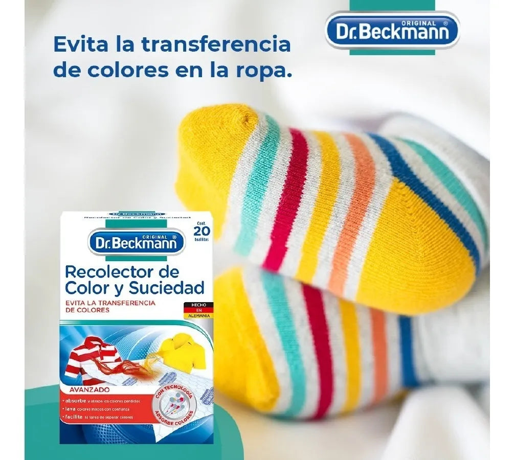 Dr. Beckmann Recolector de color y suciedad 3 x 20 unid