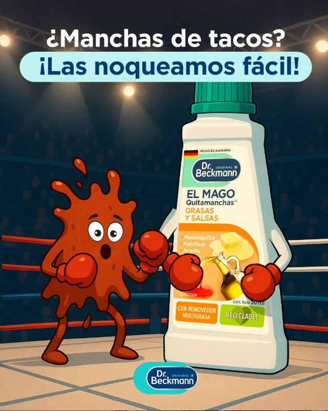 Dr. Beckmann El Mago Quitamanchas Grasas y Salsas 3 x 50 cc