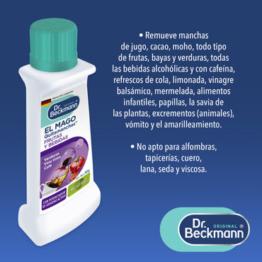 Dr. Beckmann El Mago Quitamanchas Frutas y Bebidas 3 x 50 gr