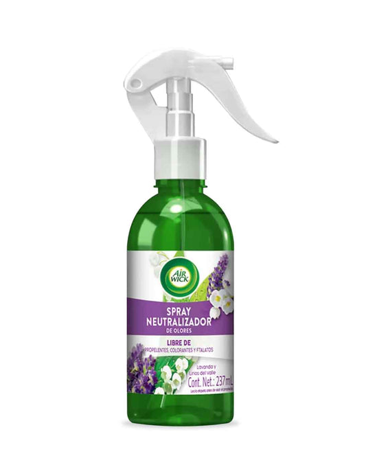 AirWick Spray Neutralizador Lavanda y Lirios del Valle 237 cc