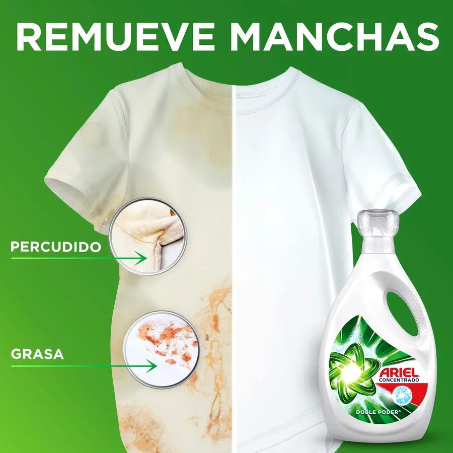 Ariel Power Liquid Detergente liquido concentrado 1,8 L