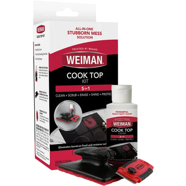 Weiman Kit para Limpiar Vitrocerámica 2 x 1 kit
