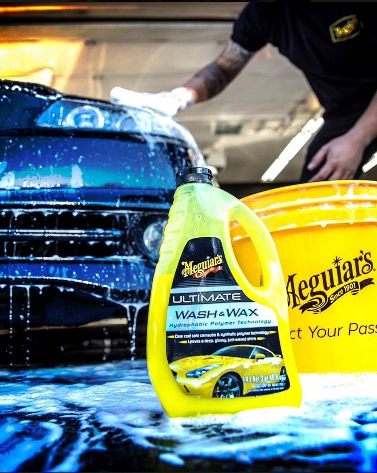 Meguiar's Shampoo con Cera Ultimate Wash & Wax 1,4 L