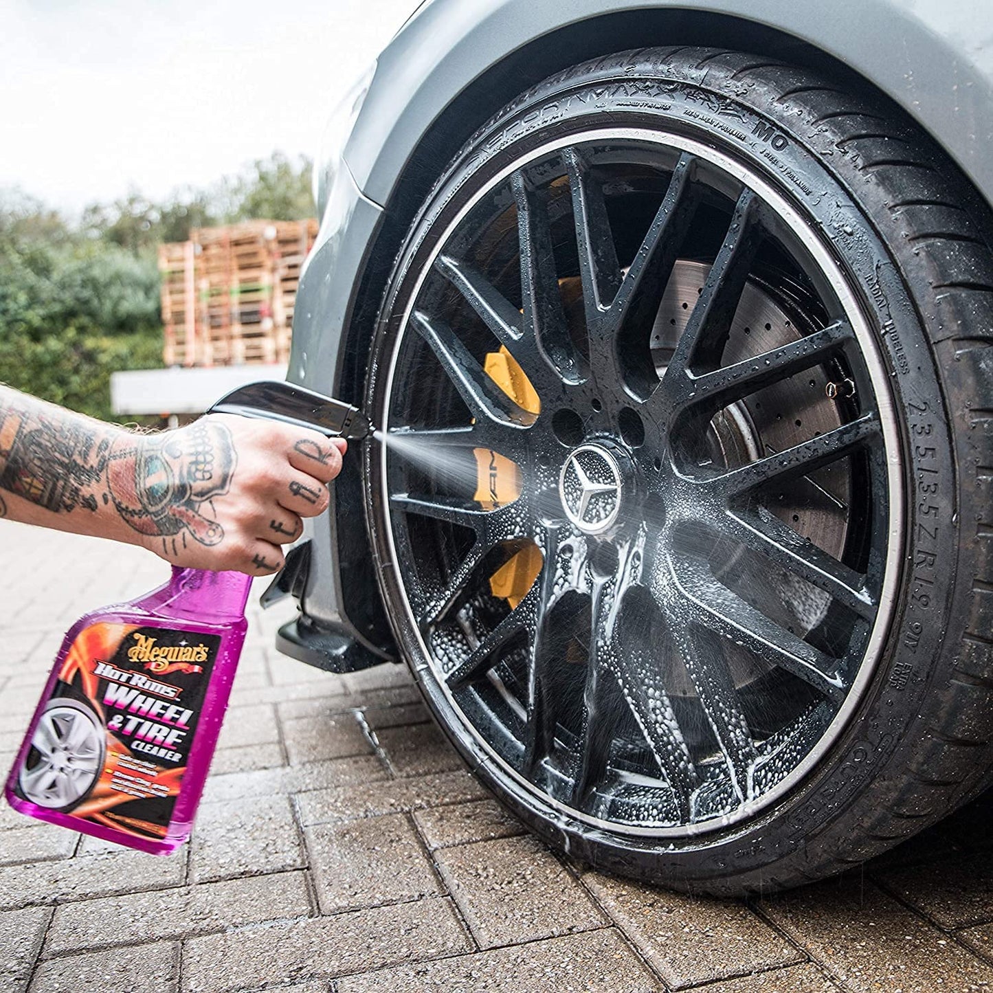 Meguiar's Limpiador Llantas y Neumáticos Hot Rims 710 cc
