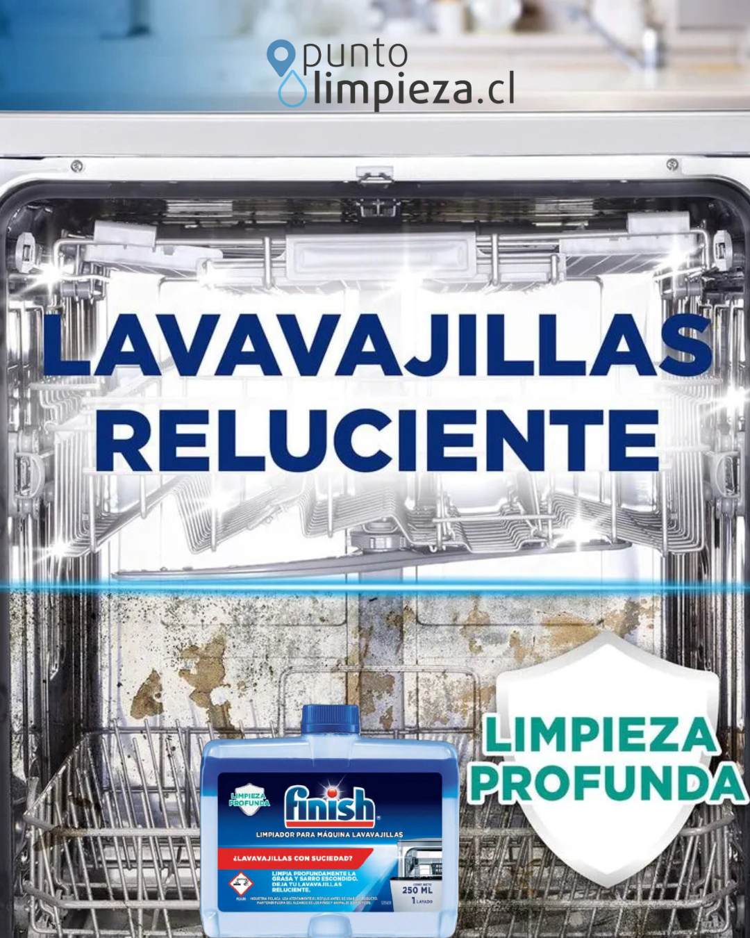 Finish Limpiador Lavavajilla 6 x 250 cc