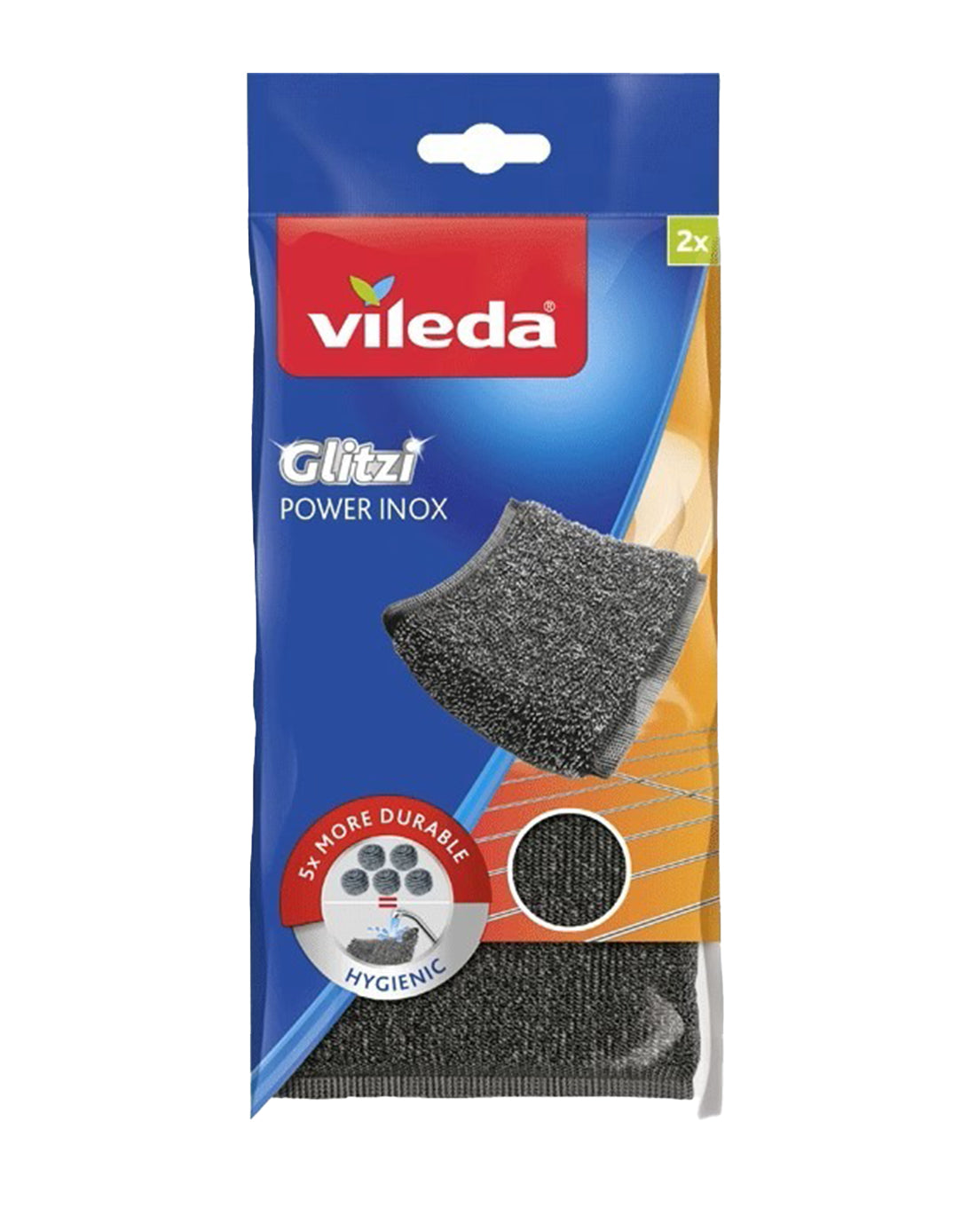 Vileda Esponja Antiresiduo Inox 2 unid