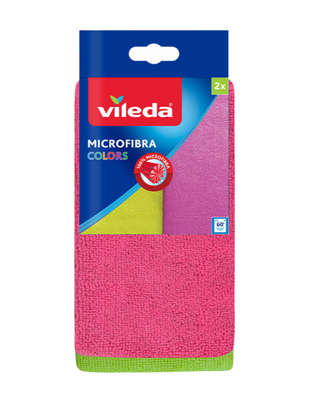 Vileda Paño Microfibra Colors 2 unid