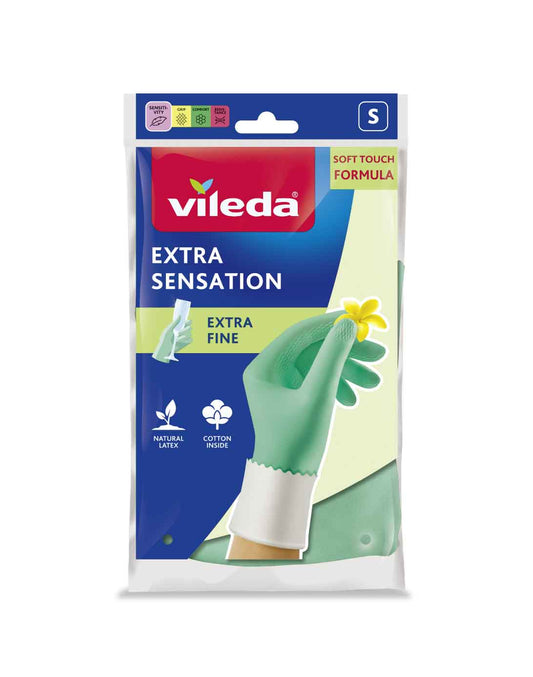 Vileda Guante Extra Sensation Talla S 1 par