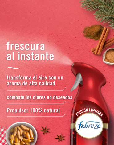 Febreze Eliminador de Olores Baked Cinnamon Apples 250 cc