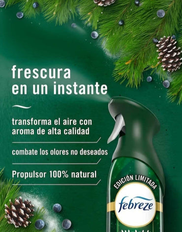Febreze Eliminador de Olores White Pine & Juniper Berry 250 cc