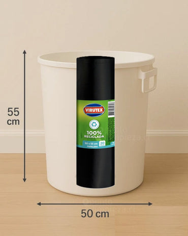 Virutex Bolsa de Basura 50 x 55 cm 20 unid