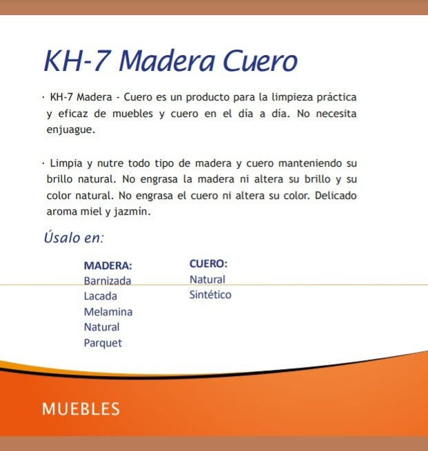 KH-7 Madera y Cuero 750 cc