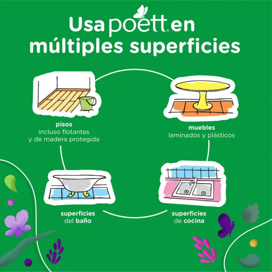 Poett Limpia Pisos Lavanda 4 L