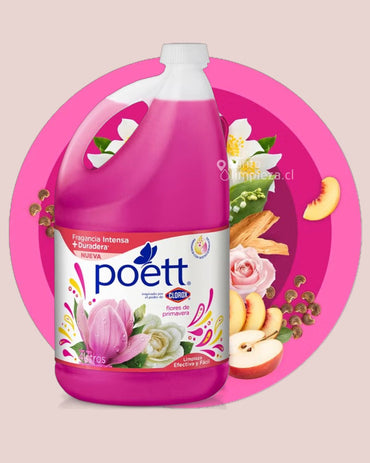 Poett Limpia Pisos Flores de Primavera 4 L