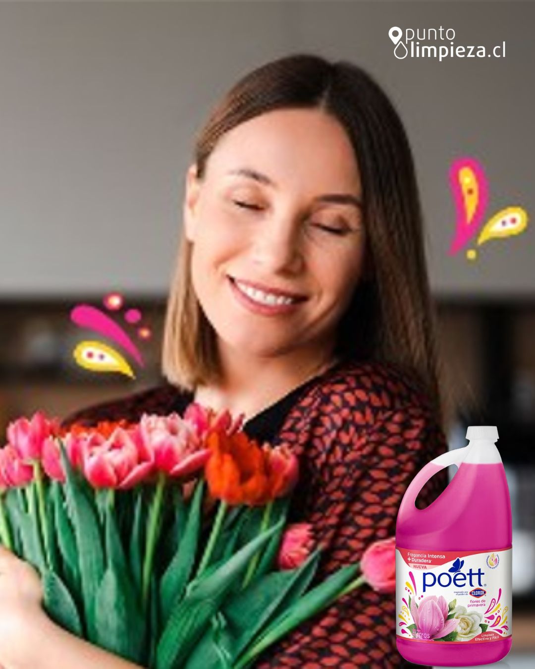 Poett Limpia Pisos Flores de Primavera 4 L