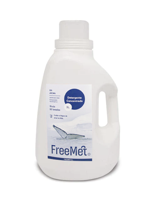 Freemet Detergente liquido concentrado Sin Aroma 3 L
