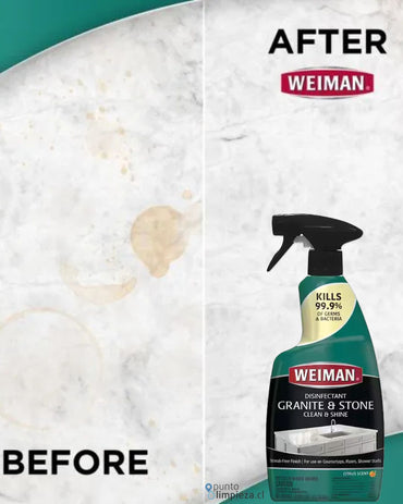 Weiman Limpiador Abrillantador Granito y Piedra Gatillo 2 x 946 cc