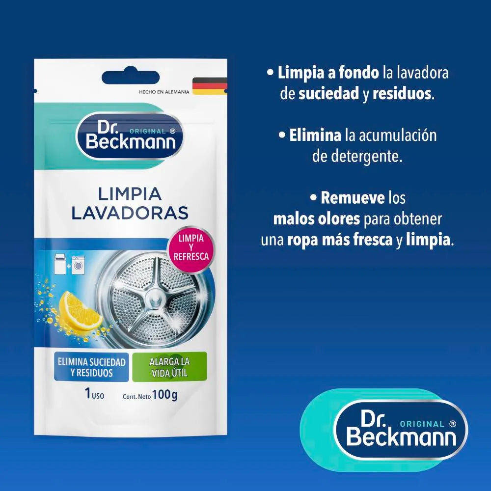 Dr. Beckmann Limpia Lavadoras en polvo 100 gr