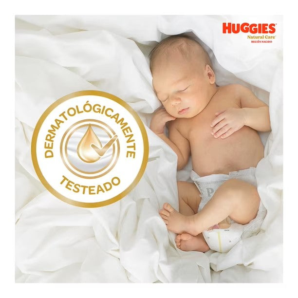 Huggies Pañales Bebé Natural Care P 3 x 34 unid
