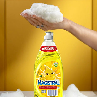 Magistral Lavaloza Ultra Desengrasante Limón 500 cc